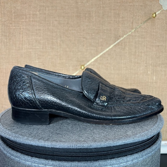 DIOR Black Leather Loafers, Size 38 EU (8 US) - Picture 1 of 10